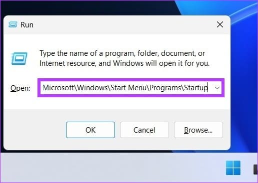 Enter the below command