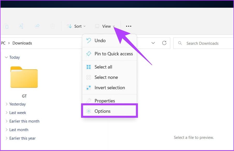 Click on the three-dot menu