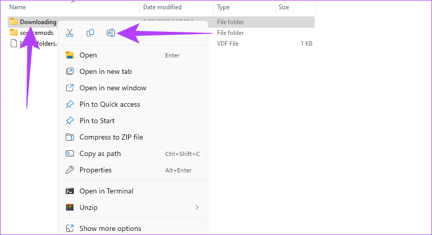 Steam downloading folder