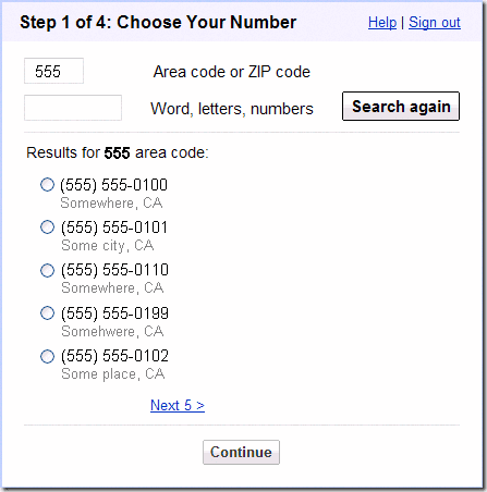 Step 1 Choose Your Number