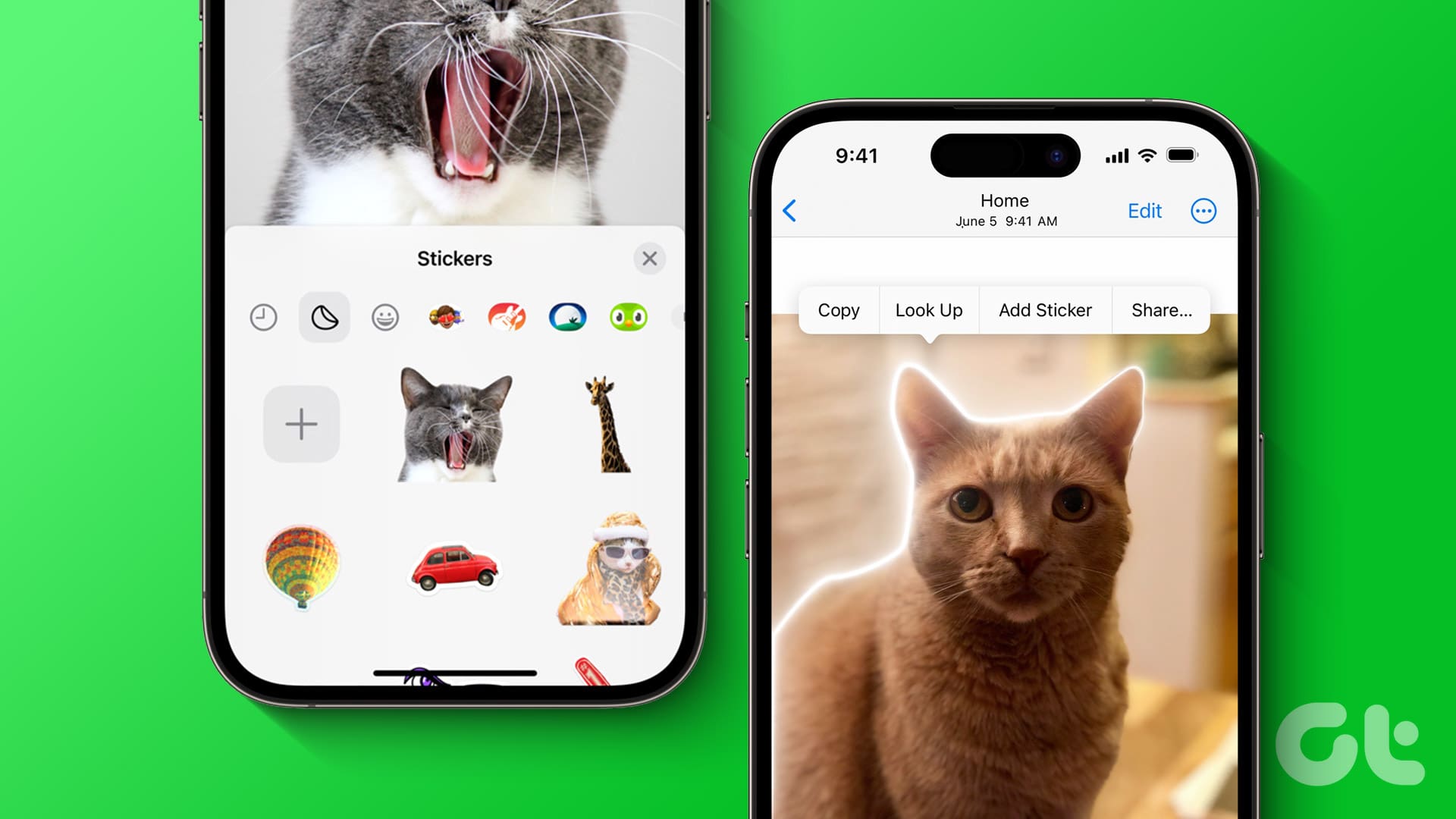 Stickers on iMessage