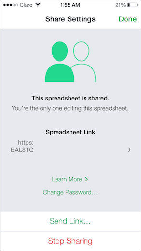 Stop Sharing