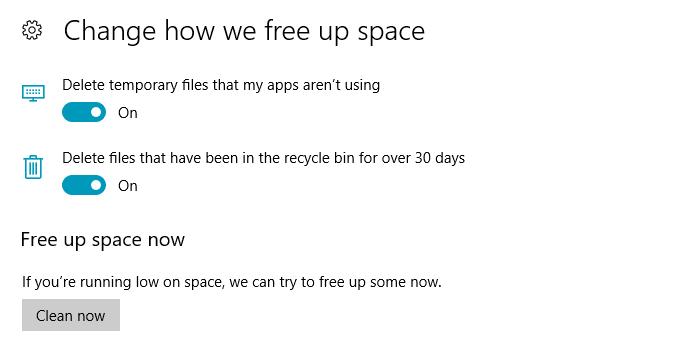 Storage Sense
