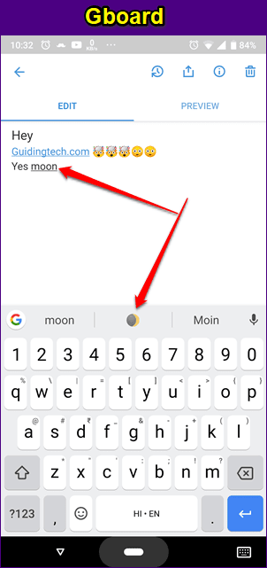 Swift Key Vs Fleksy Vs Gboard 13