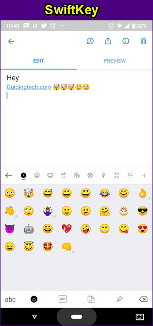 Swift Key Vs Fleksy Vs Gboard 15