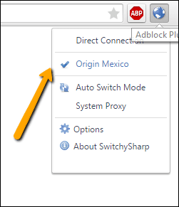 Switching Profile