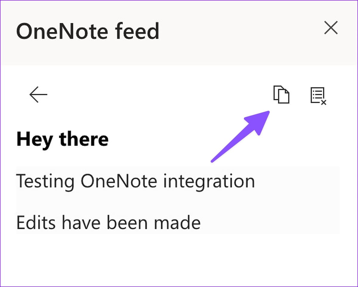 Copy Samsung Notes content from OneNote feed