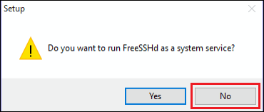 System Service Free Sshd