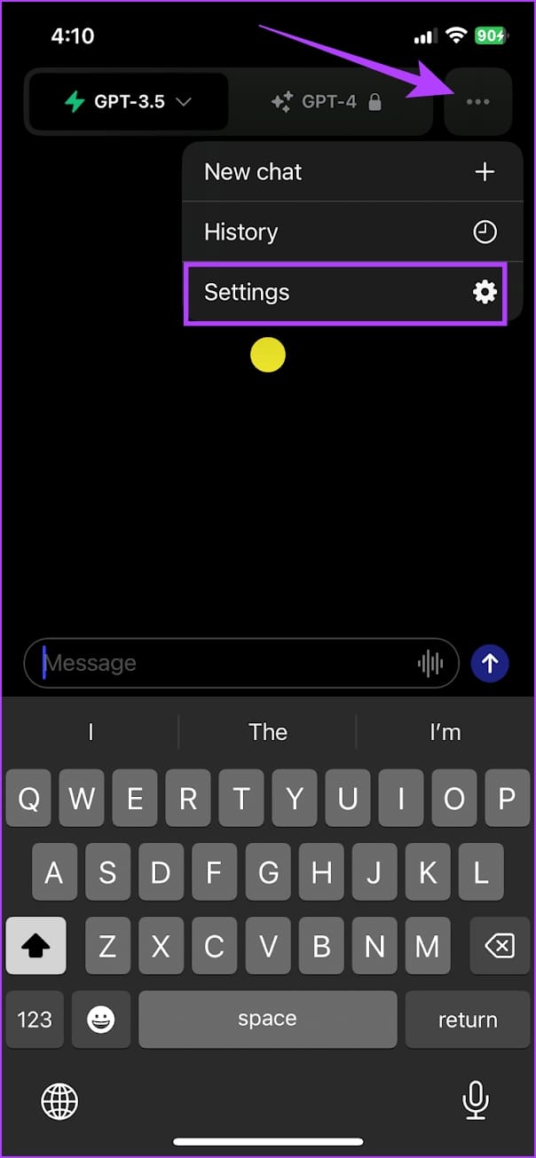 Tap on Settings 21