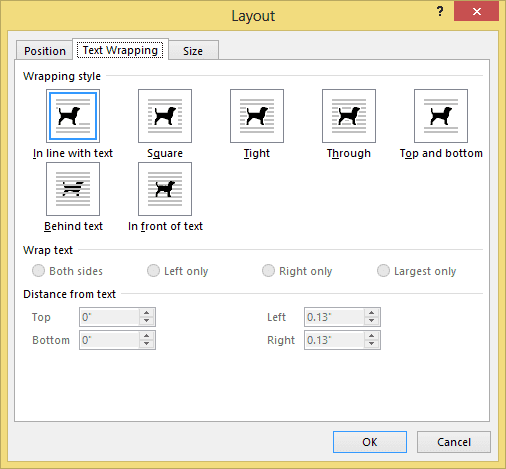 Text Wrapping