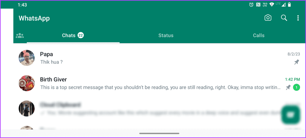 Tilt Phone to Read More Messages on Android