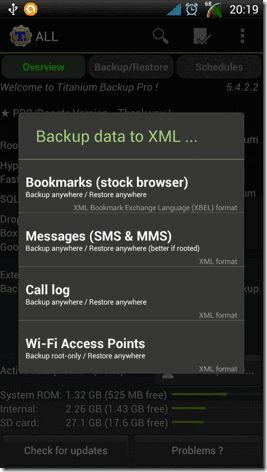 Titanium Backup Android 2