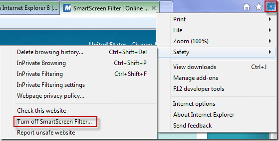 Toggle Smart Screen Filter