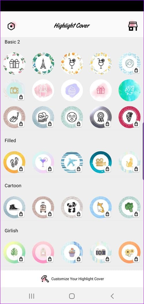 Top 5 Apps To Make Custom Instagram Highlight Covers 10