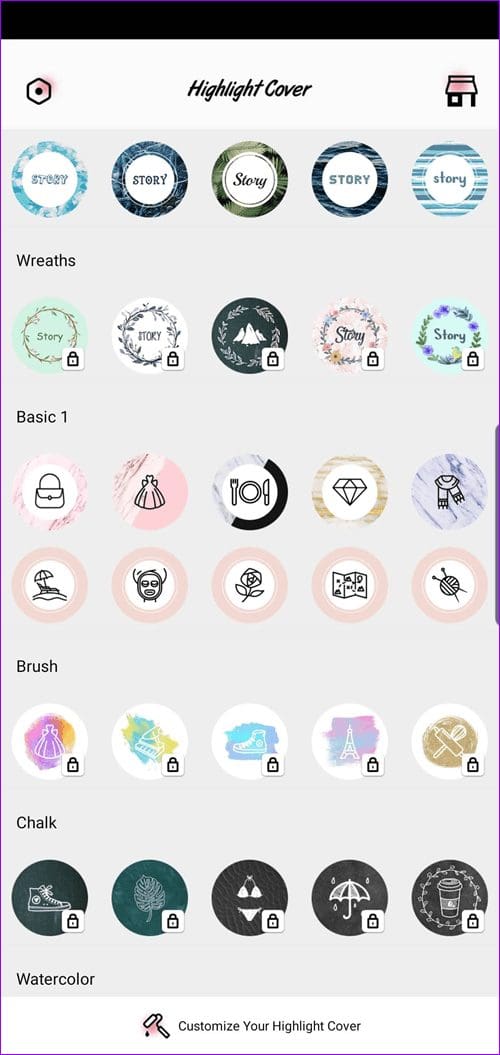 Top 5 Apps To Make Custom Instagram Highlight Covers 9