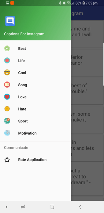 Top 5 Caption Apps For Instagram On Android And I Os 2 5