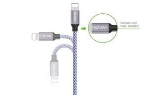Dazhwa 6-ft Nylon Braided Charging Cable