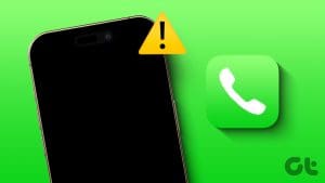 iPhone screen goes black during call
