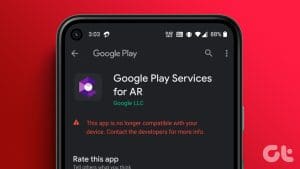 This device isn't compatible with this version on Android