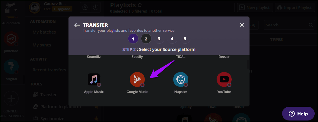 Transfer Playlists From Google Play Music To You Tube Music 5