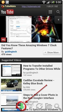 Tubemate For Android 3