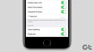 Turn off Double Space for Period iPhone and Mac