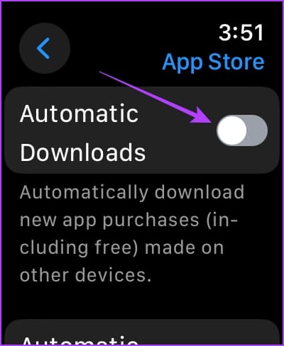 Turn off Automatic Downloads 1