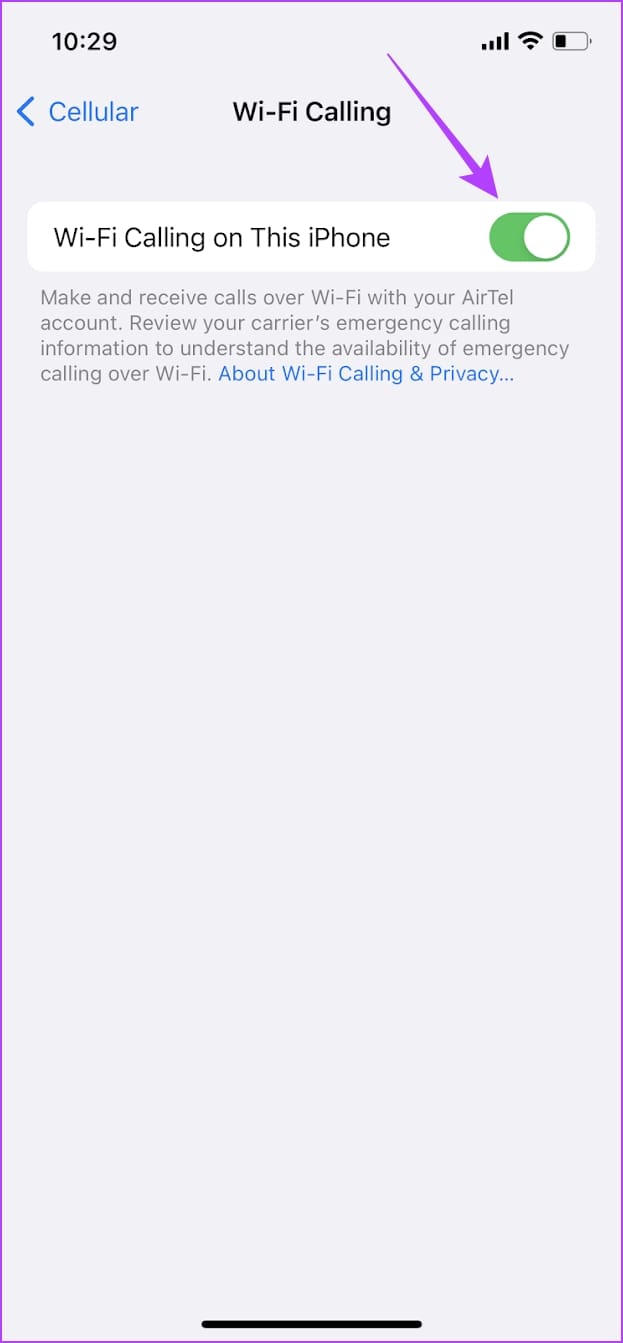Turn Off Wi-Fi Calling