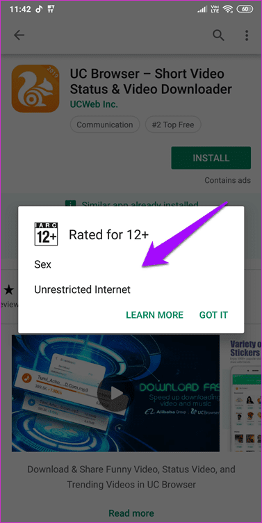 Uc Browser Vs  Uc Mini 7