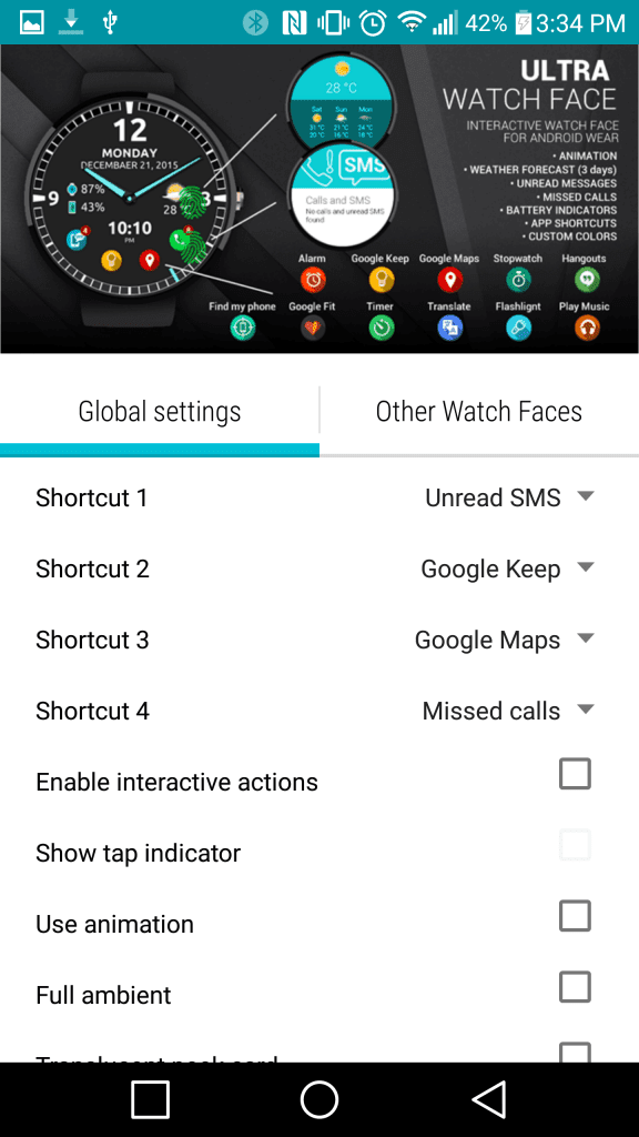 Ultra Watch Face 3 576X1024