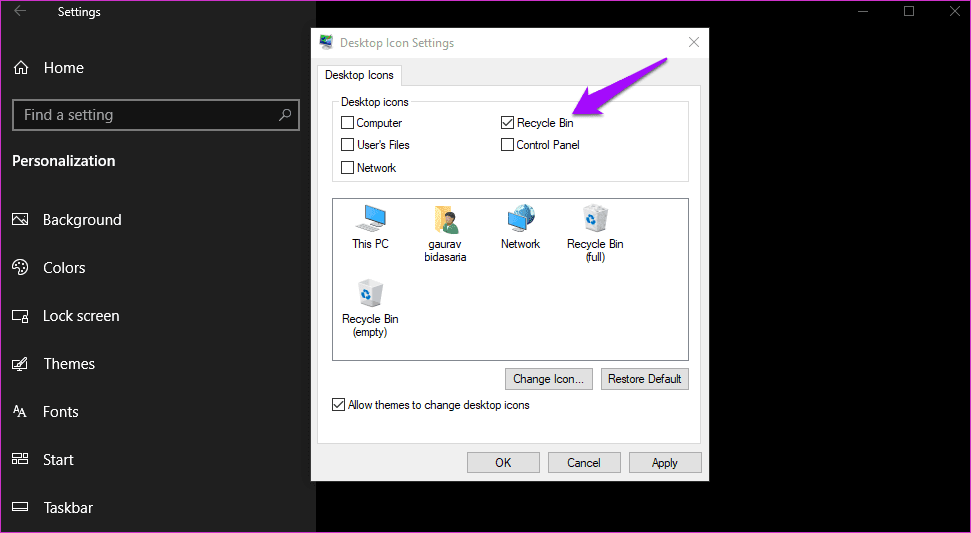 Unable To Empty Recycle Bin In Windows 3