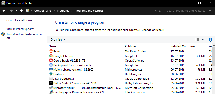 Unhandled Exception Has Occurred Error In Windows 10 8