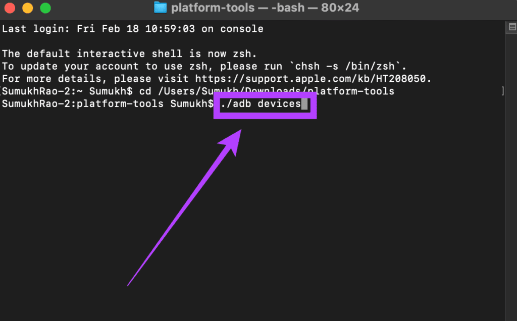 adb devices for uninstalling bloatware