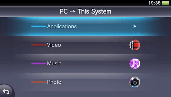Unity Vita Applications
