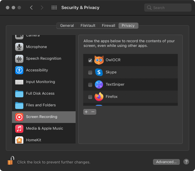 Unlock enter admin password