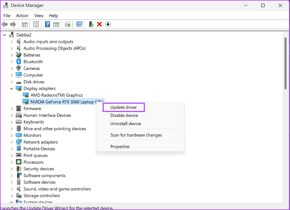 Update the GPU Driver