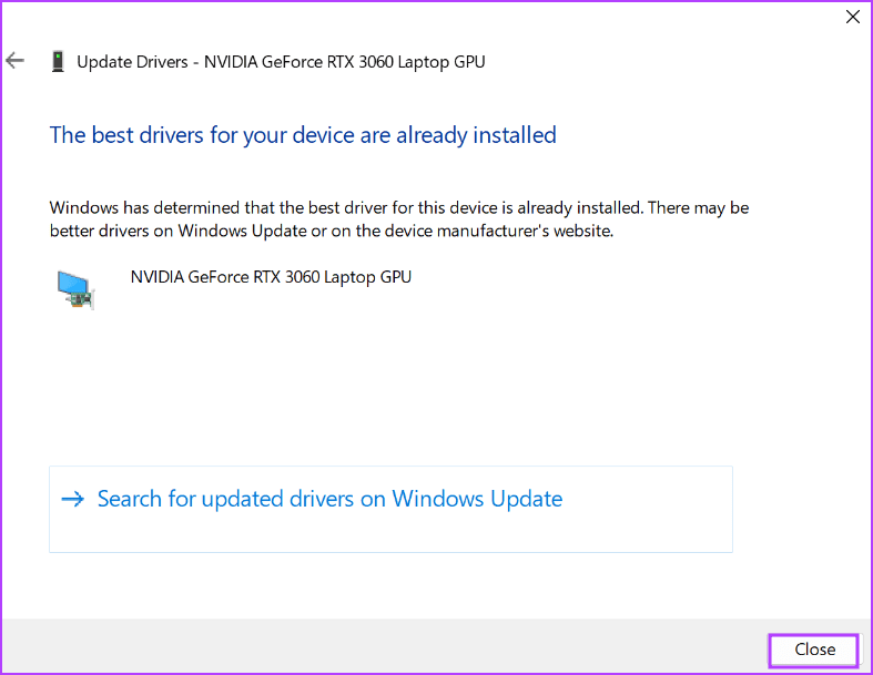 Update the GPU Driver