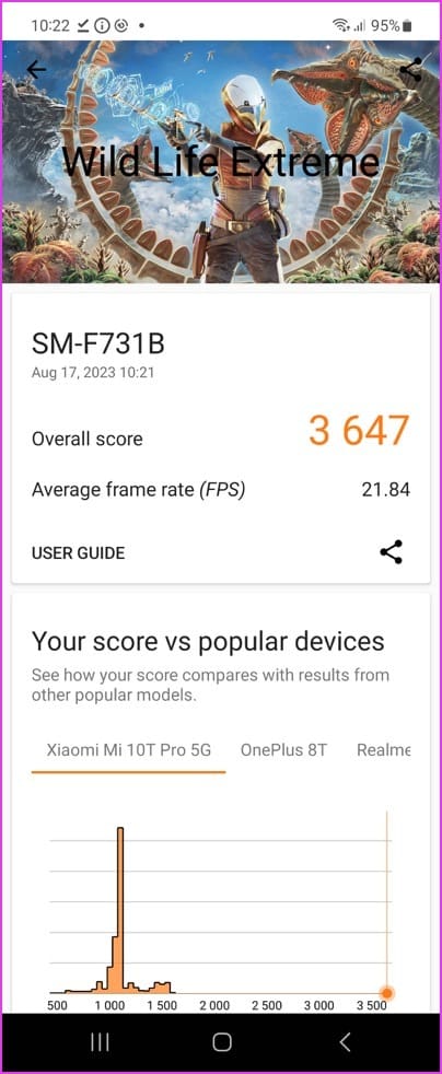 Screengrab Galaxy Z Flip5