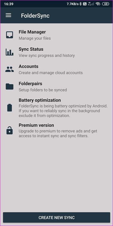 Upload Folders to Google Drive on Android 4