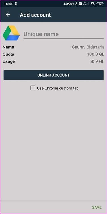 Upload Folders to Google Drive on Android 7