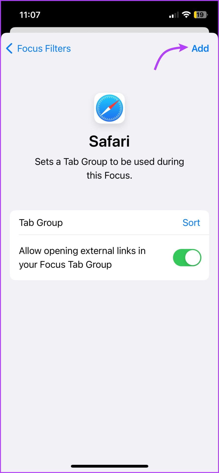 Tap Add