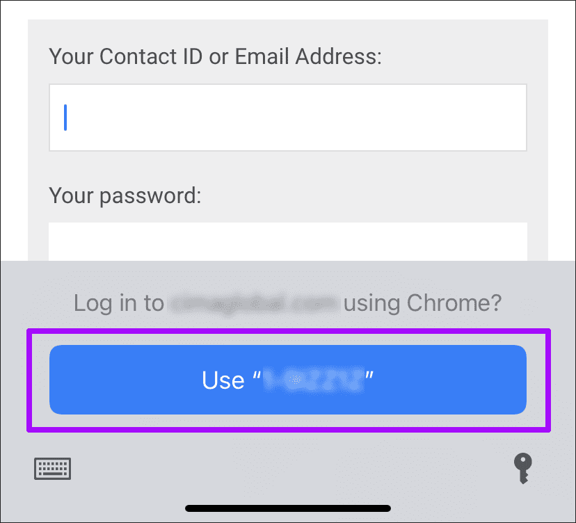 Use Google Chrome Passwords on i Phone for Auto filling 6