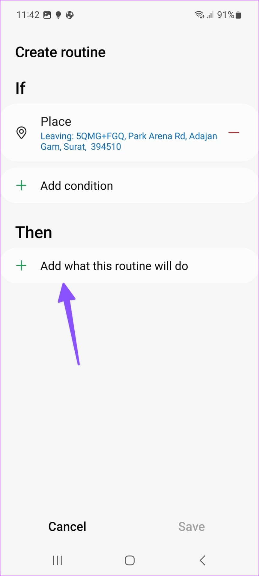 perform tasks on Samsung Galaxy phone