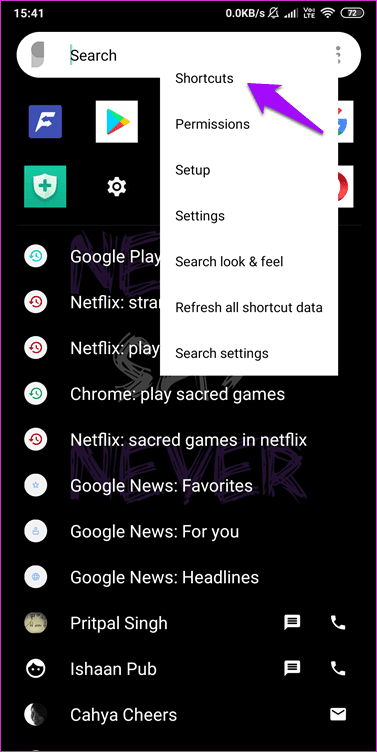 Use Nova Launcher With Sesame Shortcuts 12