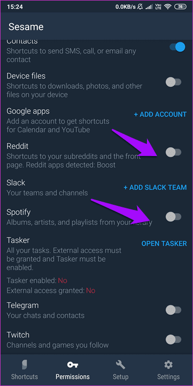 Use Nova Launcher With Sesame Shortcuts 5