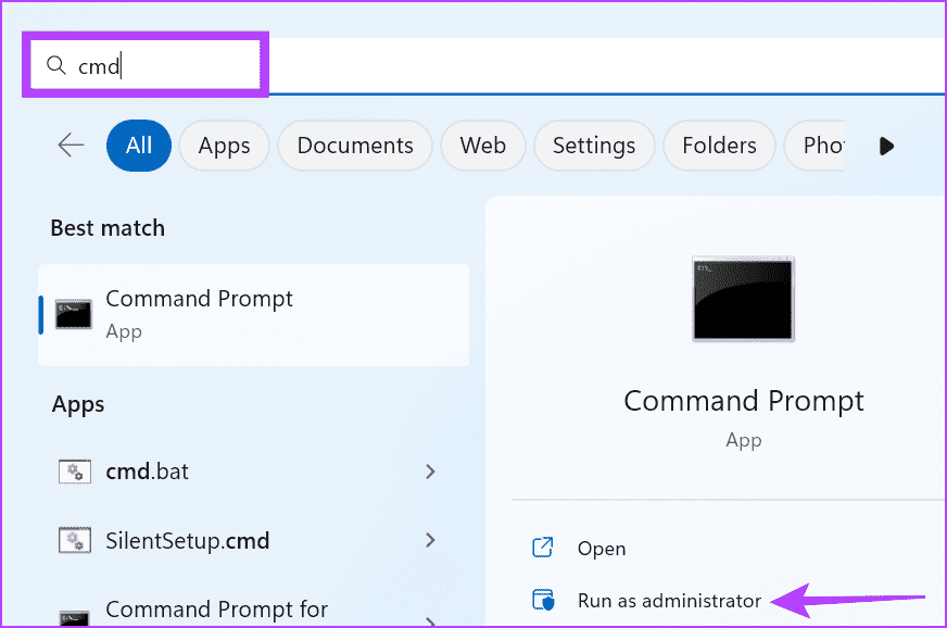 start menu