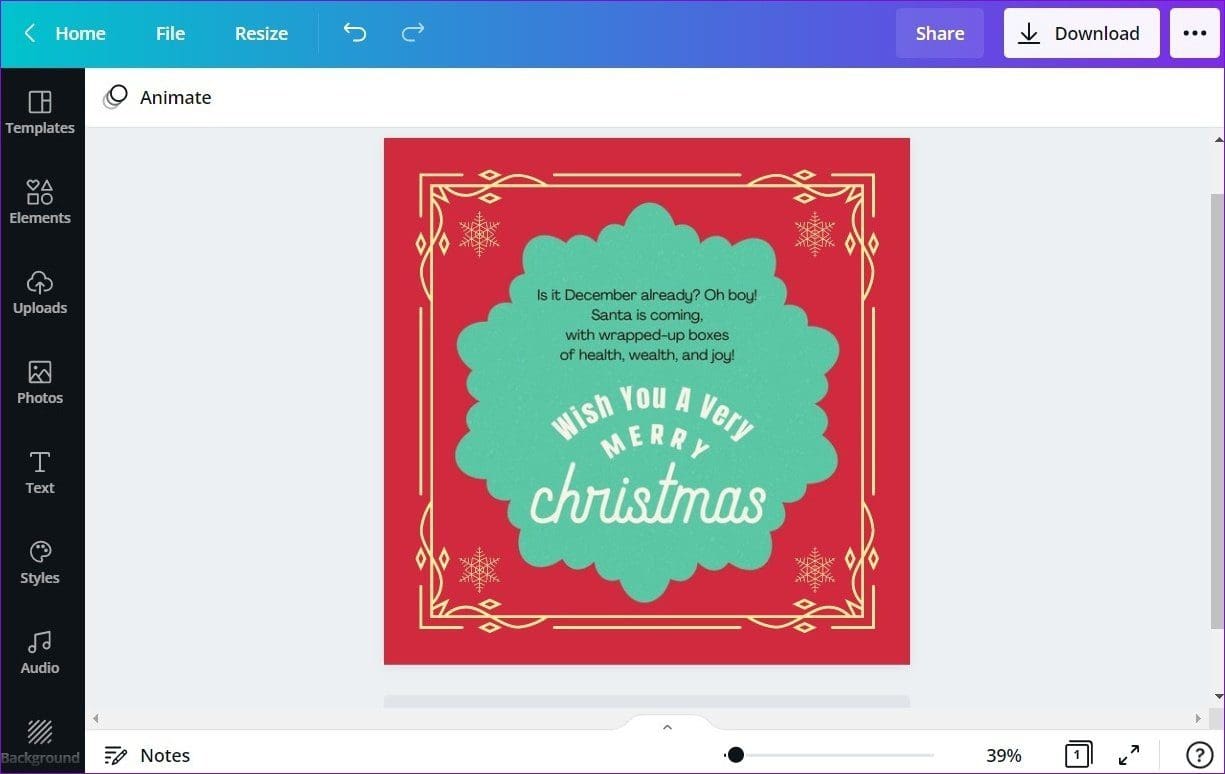 Use Templates to Add Borders in Canva