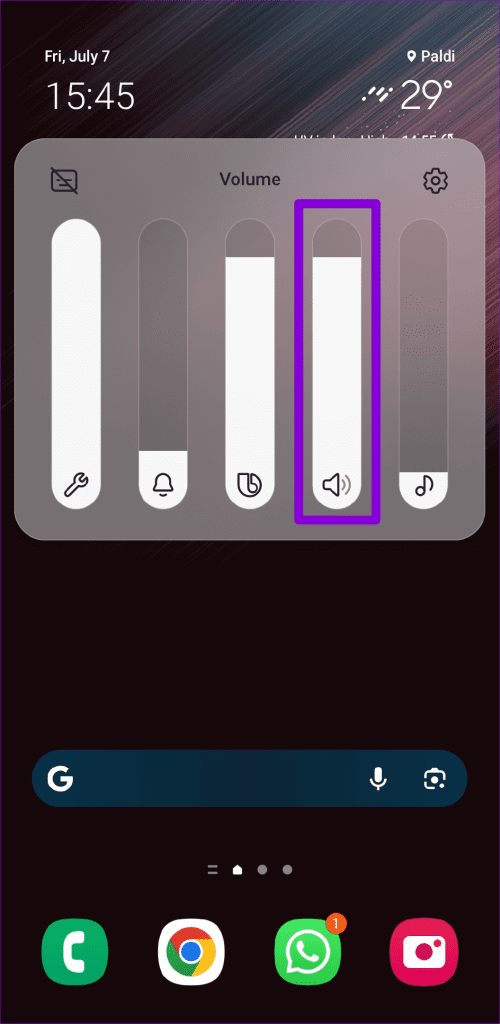 Volume Levels on Android