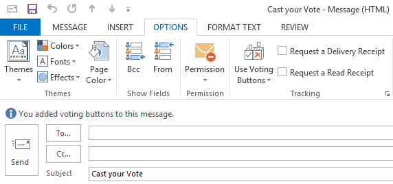 Vote Email