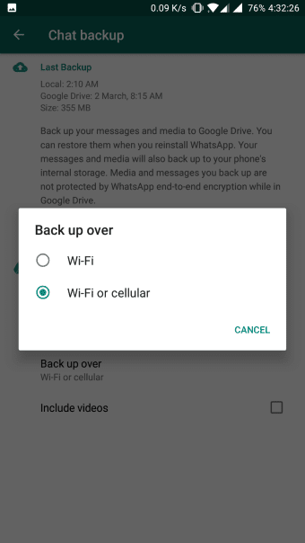Whats Ap Backup 6